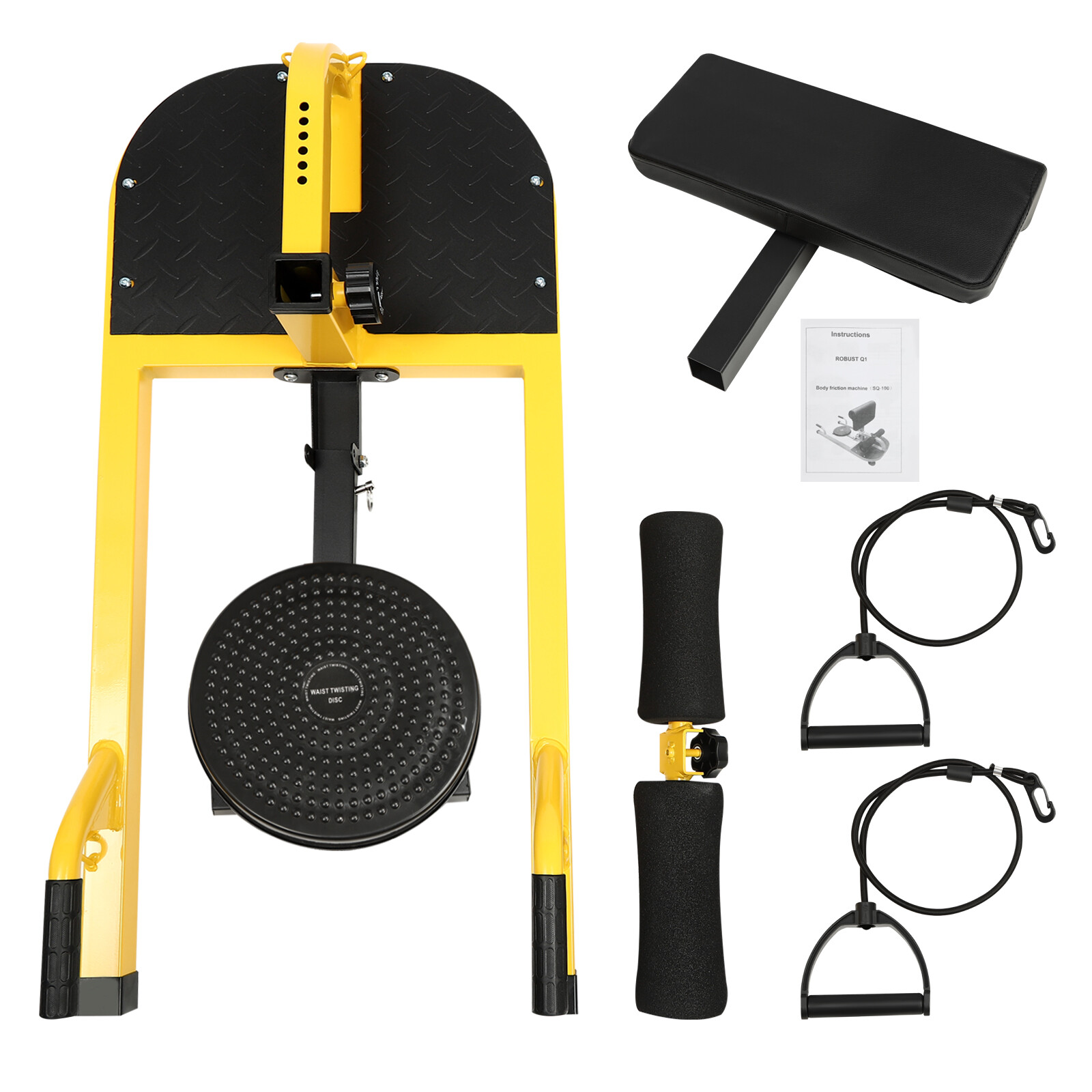 Multifunction Sissy Squat Machine Hip Thrust Machine Sit up Exercise Set U-shape
