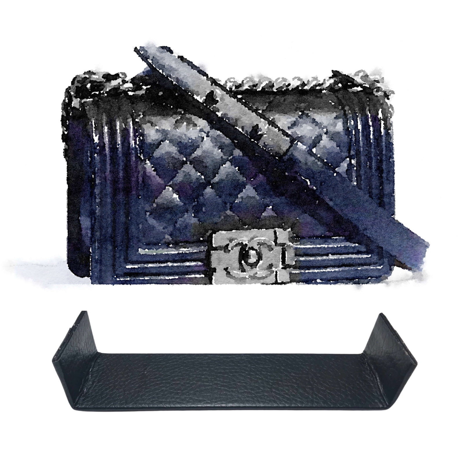 Base Shaper Bag Insert Saver For CHANEL Small Boy Bag
