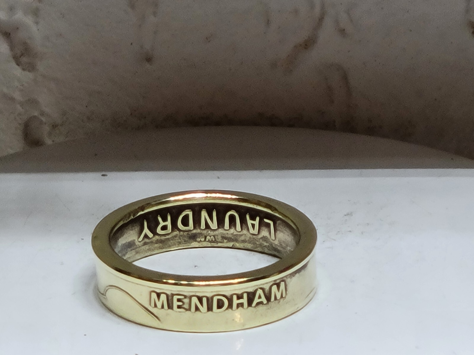 MENDHAM, NJ. - Size 7    Token Coin Ring