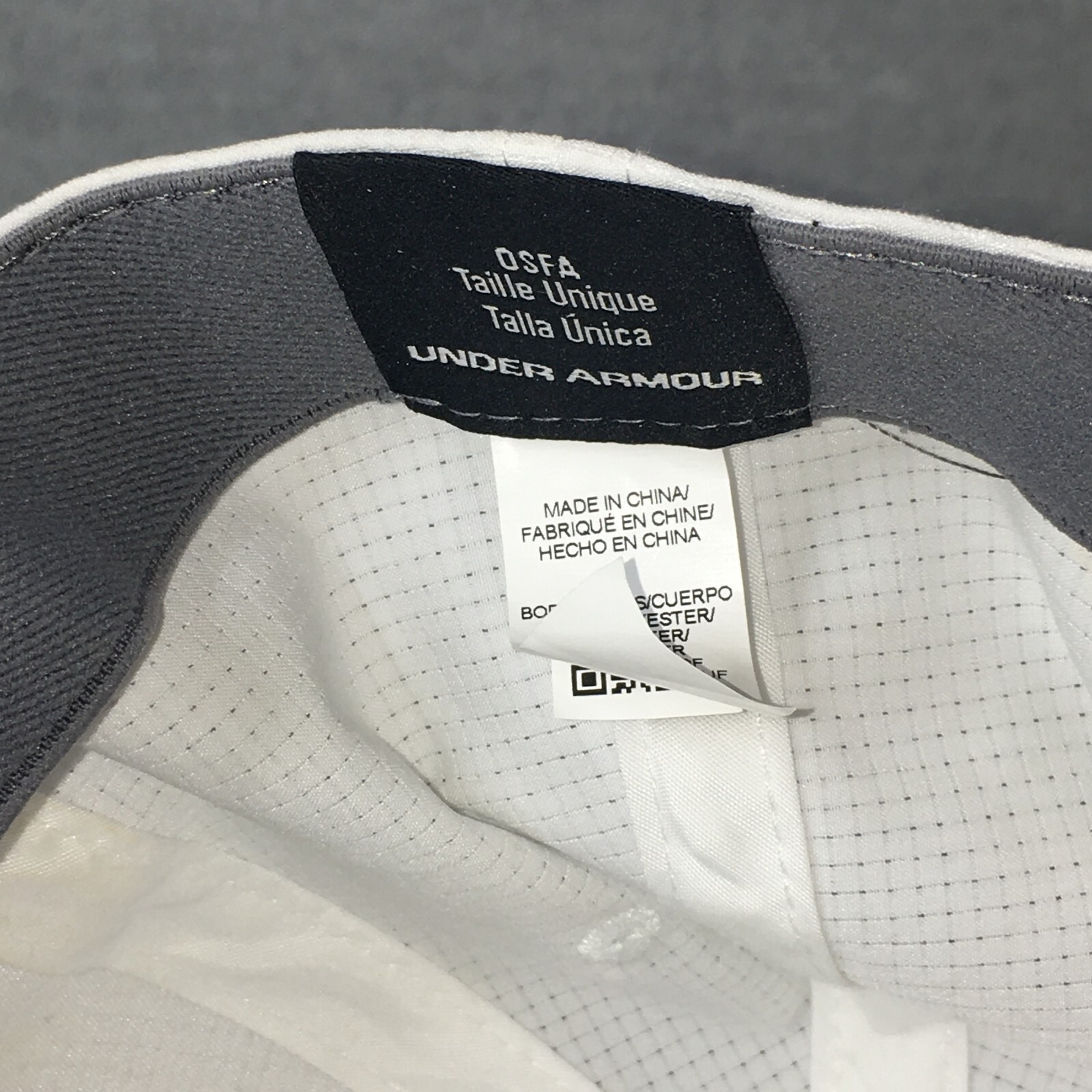 Under Armour Golf UA Microthread Hat Cap White Adjustable