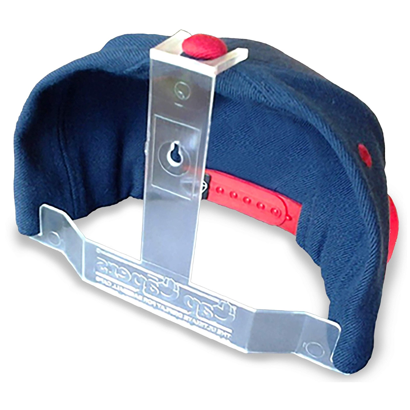 Cap Capers® Baseball Cap Display; Wall Mounted Hat Rack; Baseball Cap Stora
