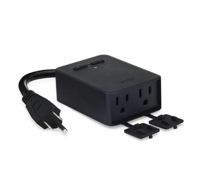 Wyze Plug Outdoor, Dual Outlets Energy Monitoring, IP64, 2.4GHz WiFi Smart Plug