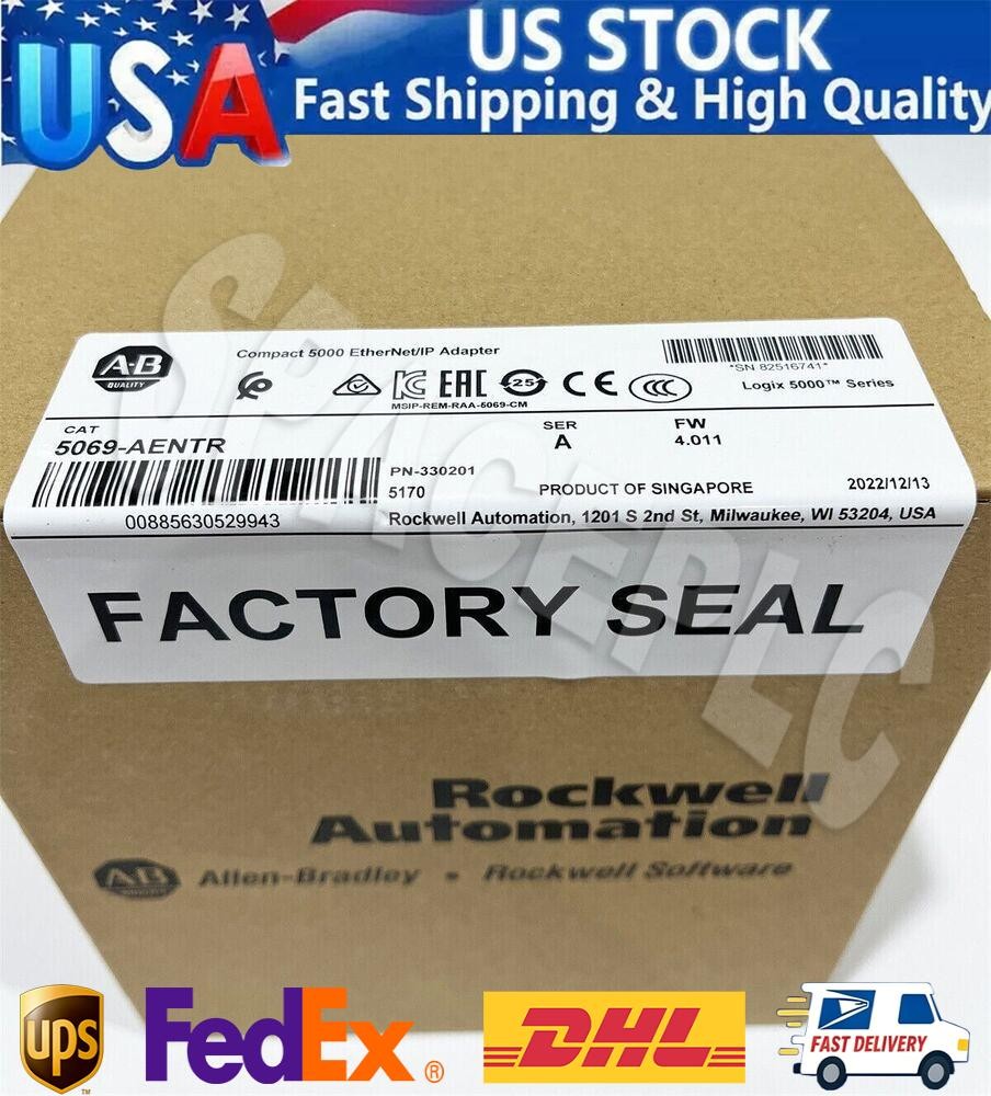 Newest Factory Sealed AB 5069-AENTR Compact 5000 EtherNet/IP Adapter 5069AENTR