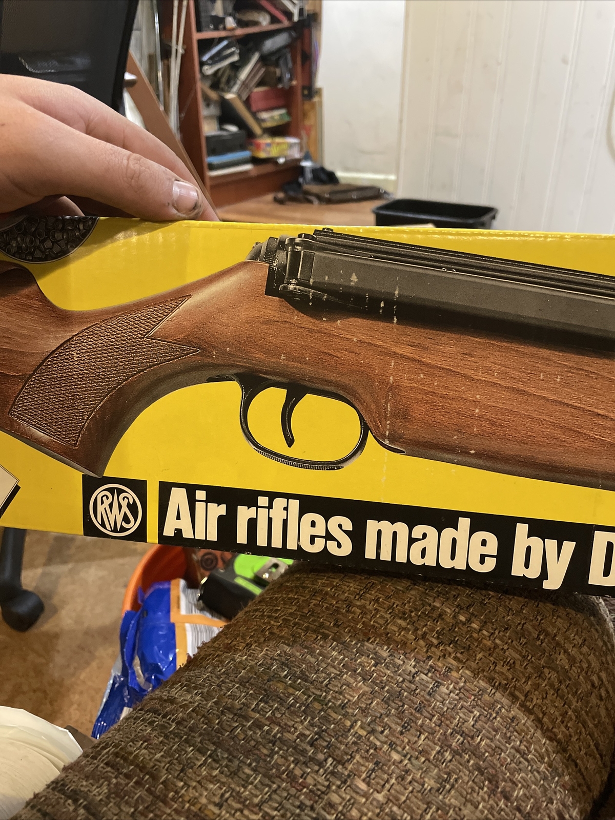 Vintage RWS Diana Air Rifle BOX ONLY W Germany