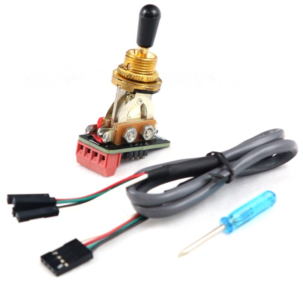 ✅ Trinity Solderless ™ Gold 3 Way Toggle Switch Replacement pickup selector