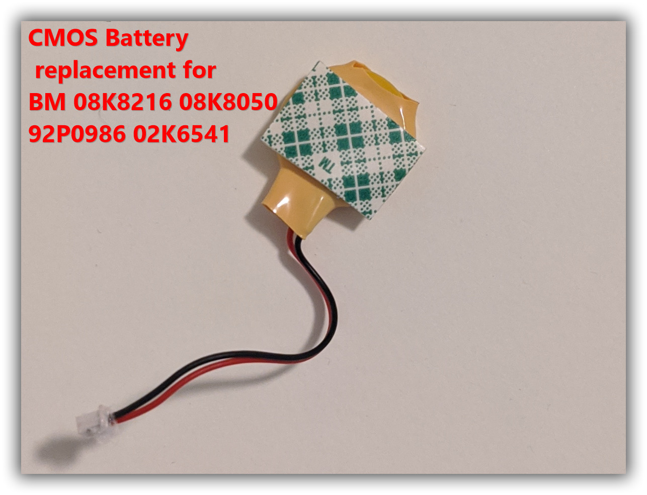 CR2032 CMOS Battery repacement for IBM Thinkpad 08K8216 08K8050 92P0986 02K6541