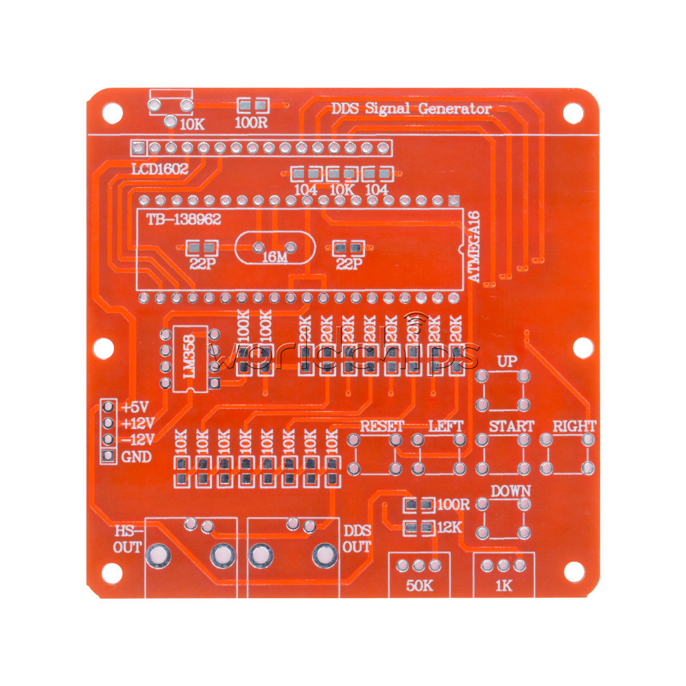 AVR DDS Function DDS Signal Generator Module Sine / Triangle / Square Wave DIY