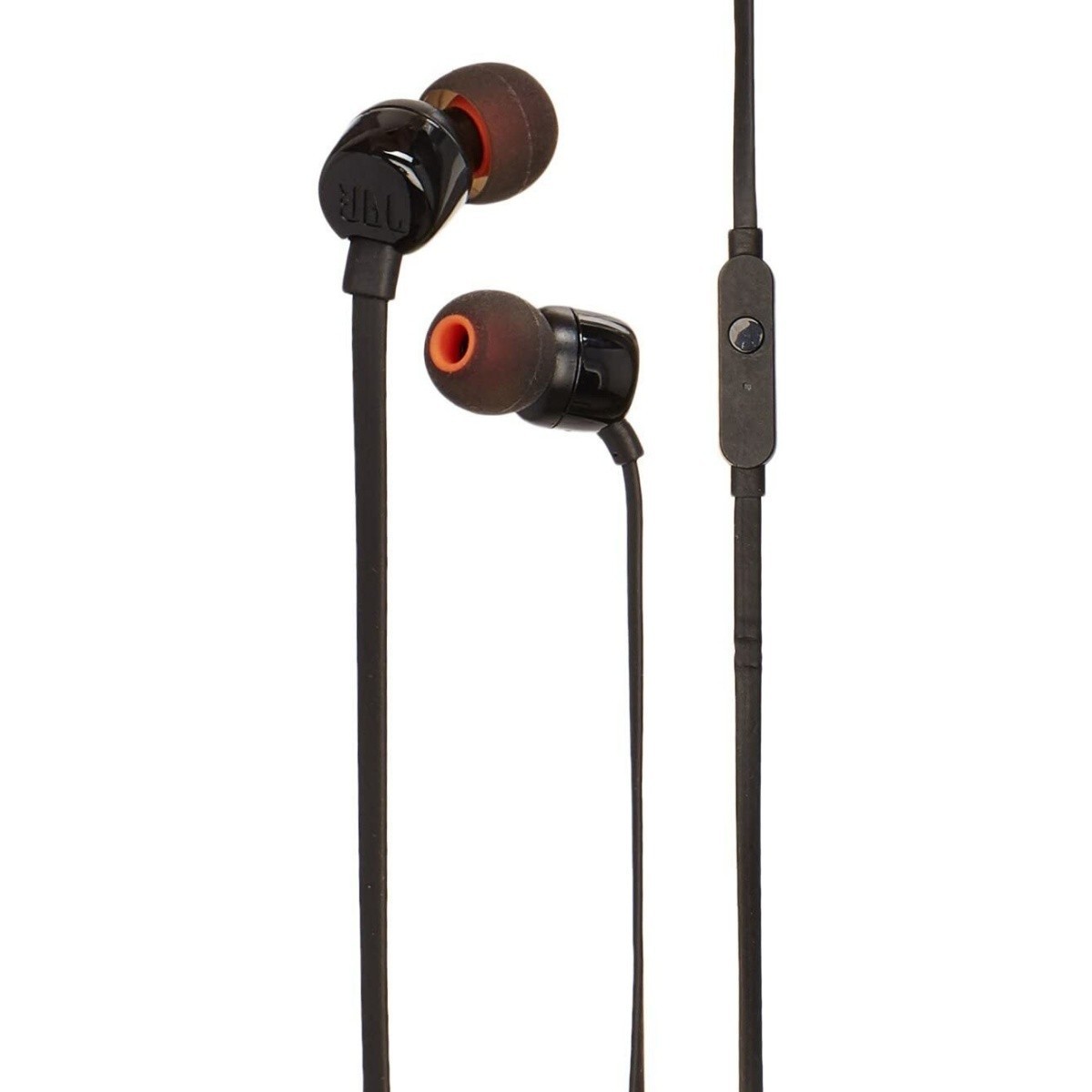 JBL Tune 110 Wired Headphones In-Ear Earphones Headset Pure Bass Sound Black