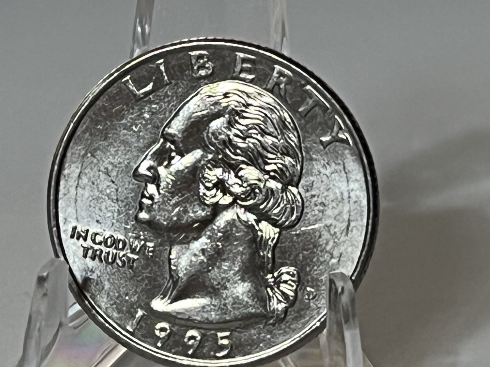 1995 D Washington Quarter w/errors