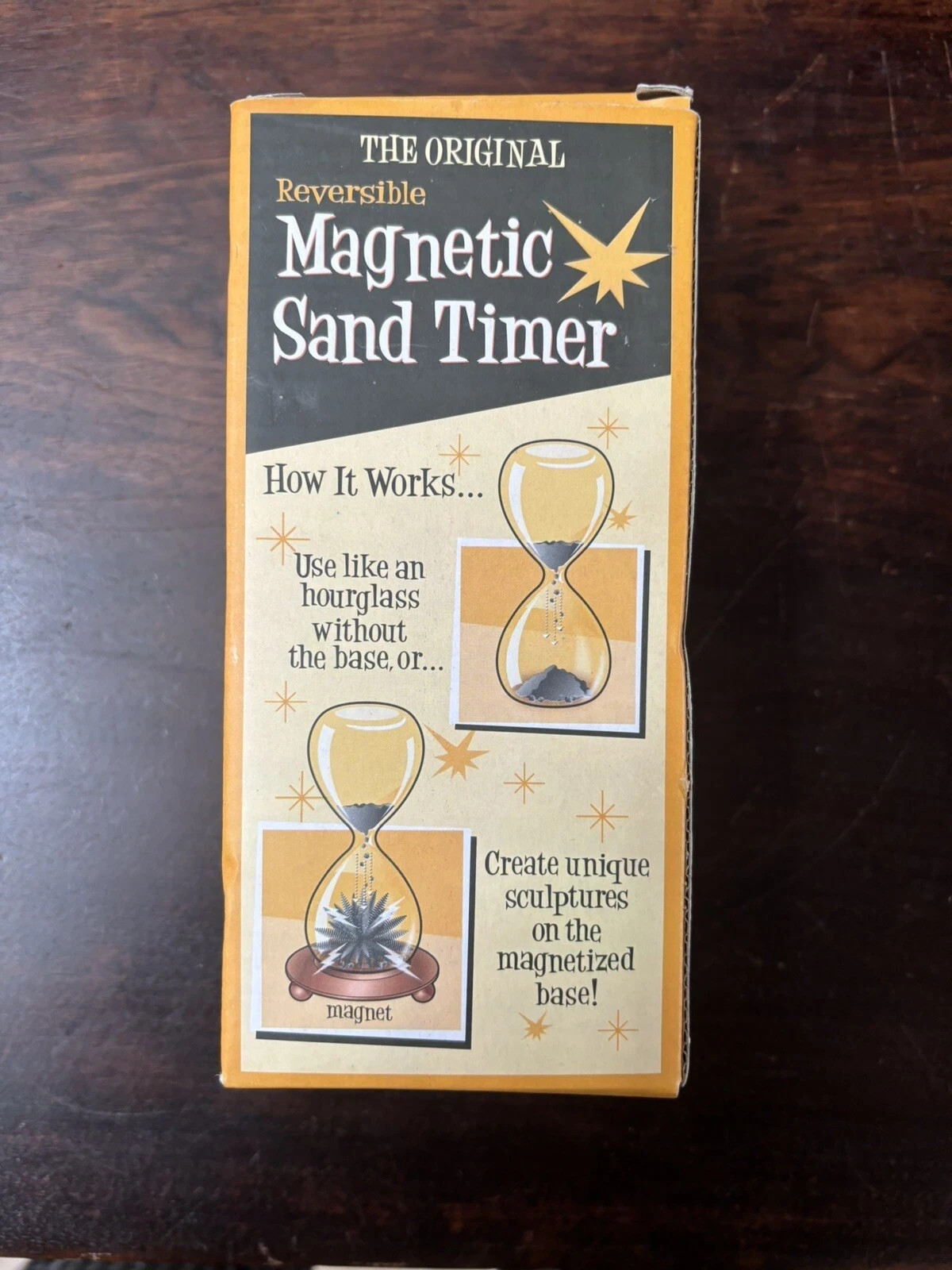 The Original Reversable Magnetic Sand Timer Westminster Hourglass