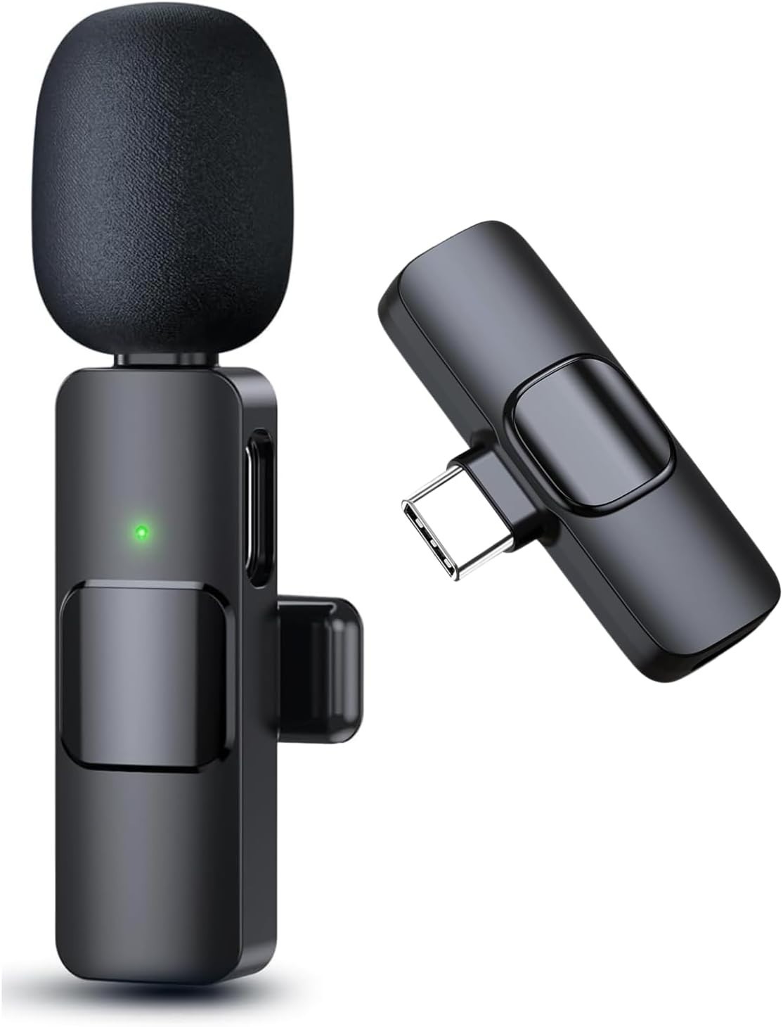 Wireless Lavier Microphone, NEW & Sealed, USB-C, One to One, Black