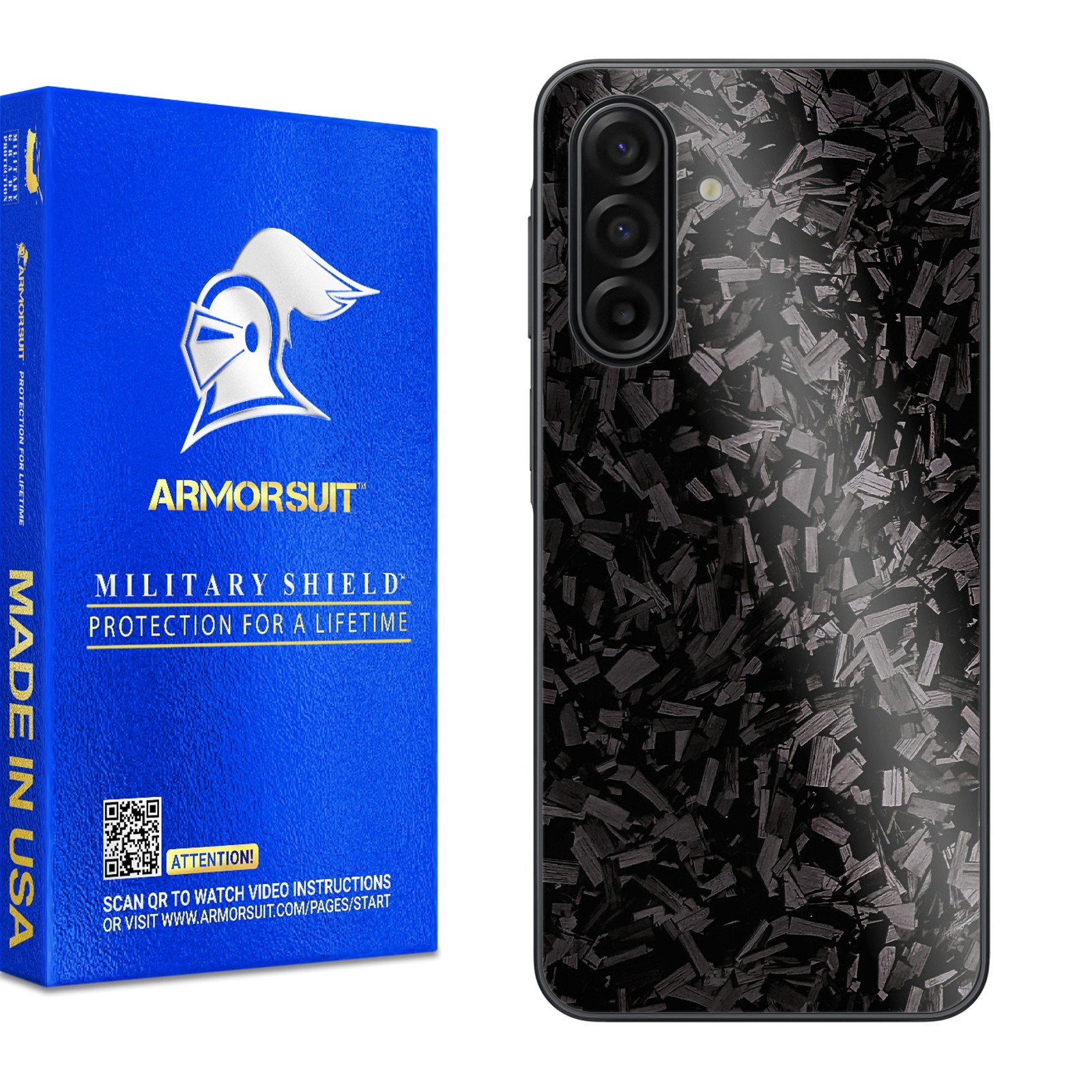 Armorsuit MilitaryShield Vinyl Skin Wrap Film for Samsung Galaxy A17 - Full Wrap