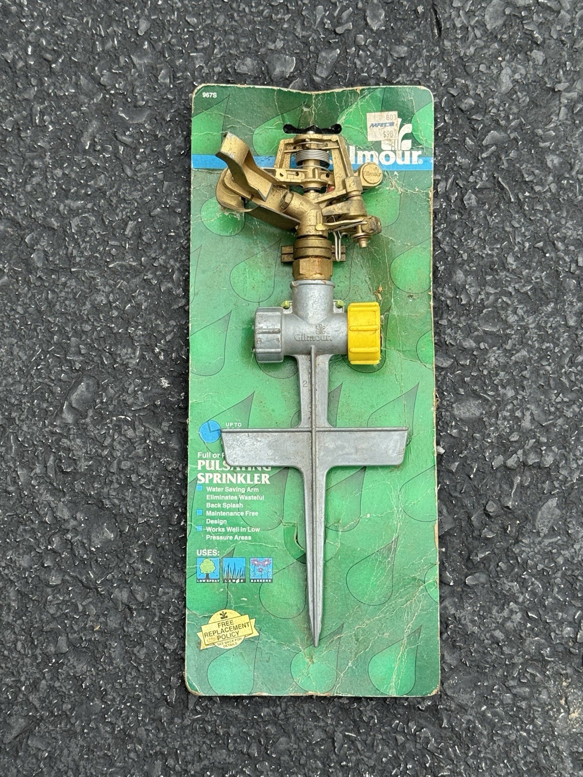 Gilmour Pulsating Sprinkler Water Saver Estate Barn Find!!
