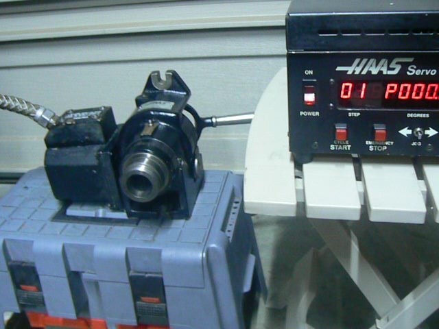 Haas HA5C Programmable Indexer 5C Manual Collet Closer, Controller 7 Pin Motor