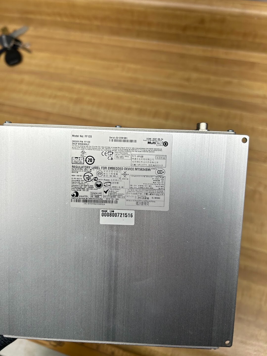 MultiTech FaxFinder FF120 V.34 Fax Server - 92502455LF