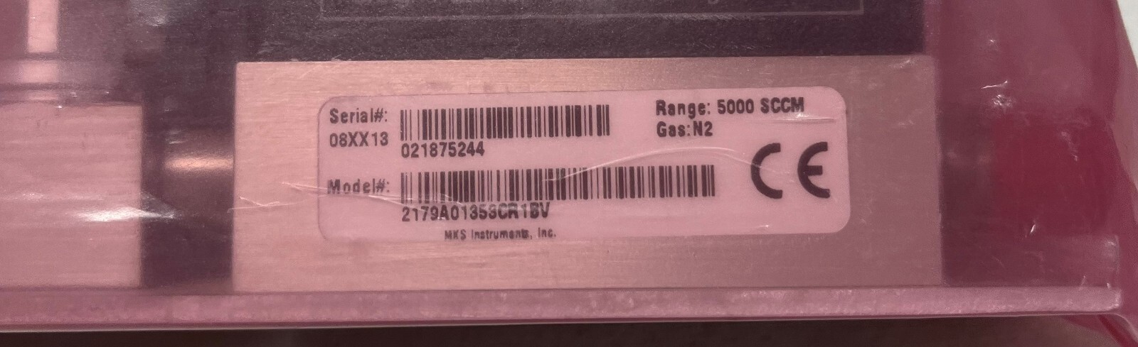 MKS Instruments 2179A01353CR1BV Mass Flow Controller - 5000 sccm - New
