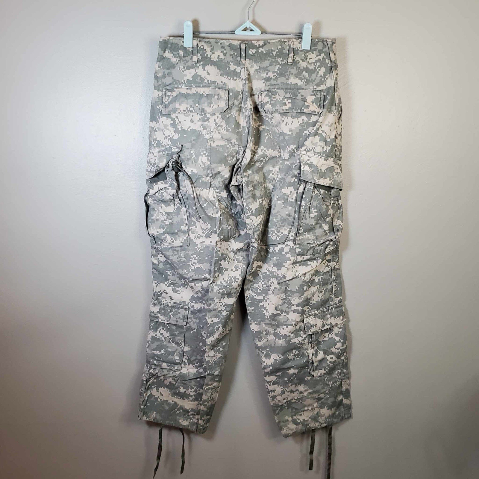 US ARMY ACU PANTS Small TROUSERS COMBAT UNIFORM S Digital Camo Hunting