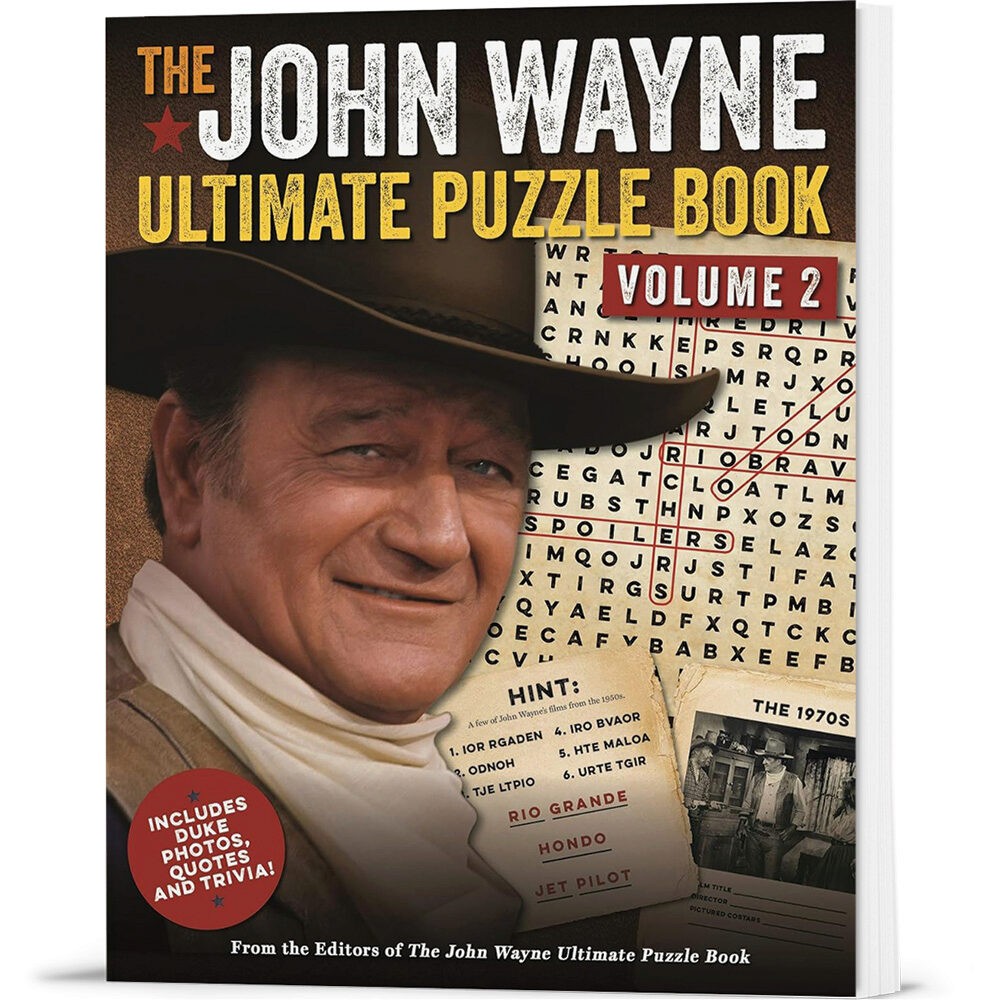 John Wayne - Ultimate Puzzle Book Vol. 2 MEDIA LAB (9781948174268)