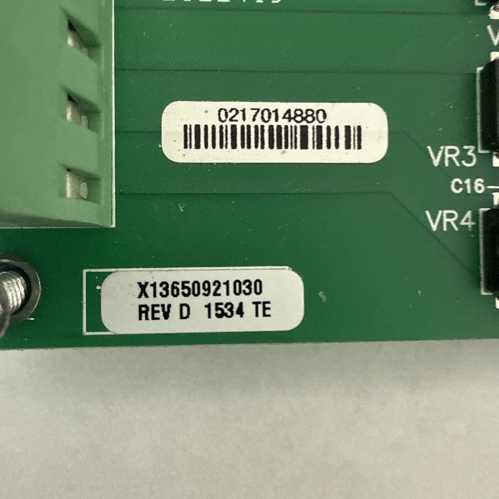TRANE Triple Winding Temp Input X13650921030 REV D