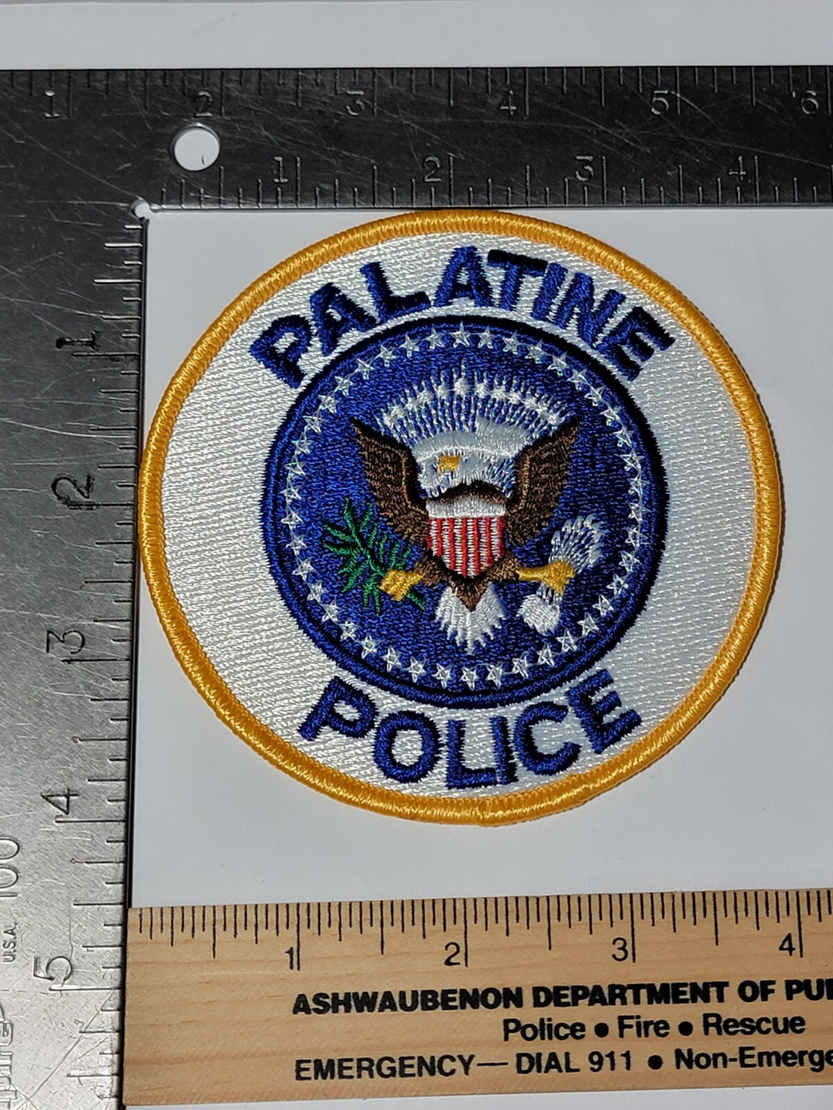 T1 B1 Police patch Illinois Palatine