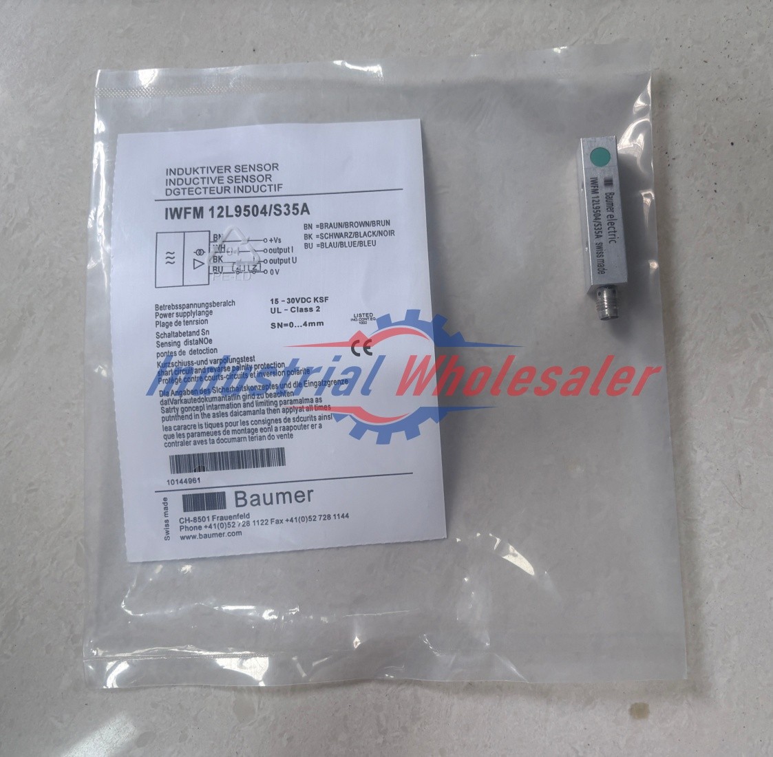 1PC New Baumer IWFM 12L9504/S35A Proximity Switch Sensor Free delivery