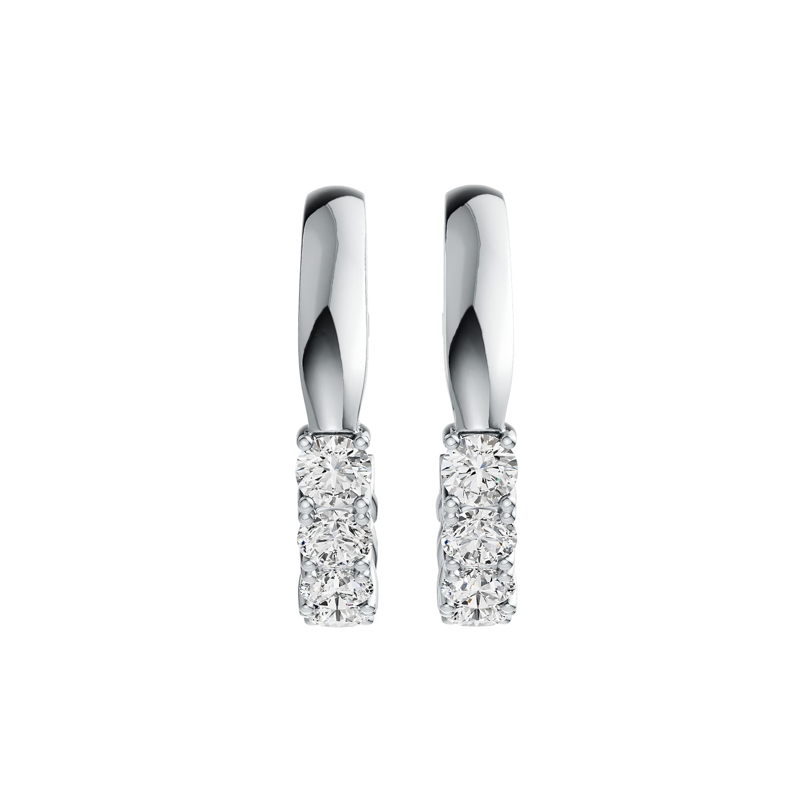 Sterling Silver Semi Mount Earrings Setting Round RD 4x4mm