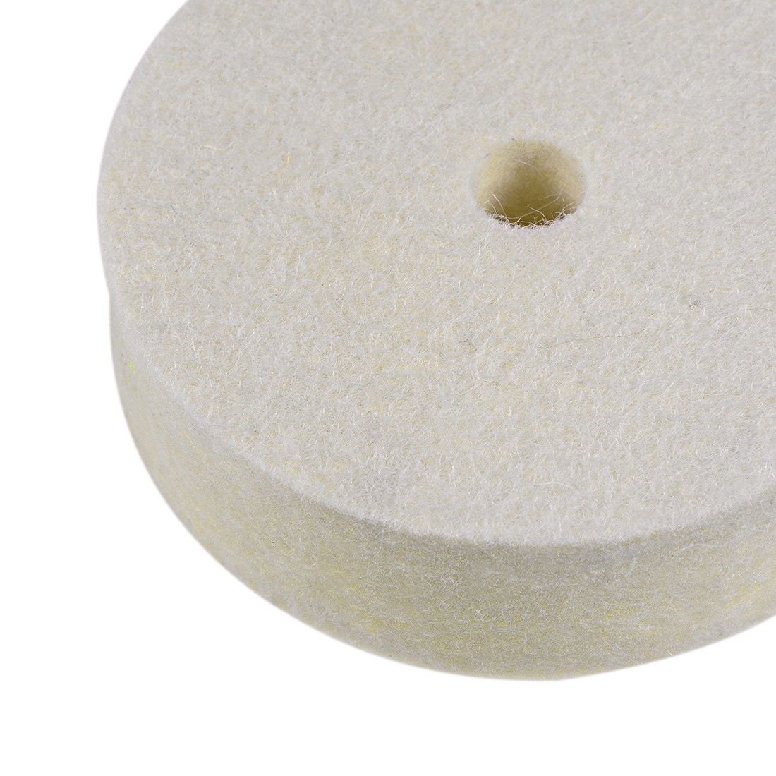 3-Inch Compressed Wool Polishing Wheel Round Buffing Pads 2 Pcs