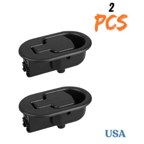 2PCS Universal Sofa Recliner Pull Handle Replacement Release Lever Black