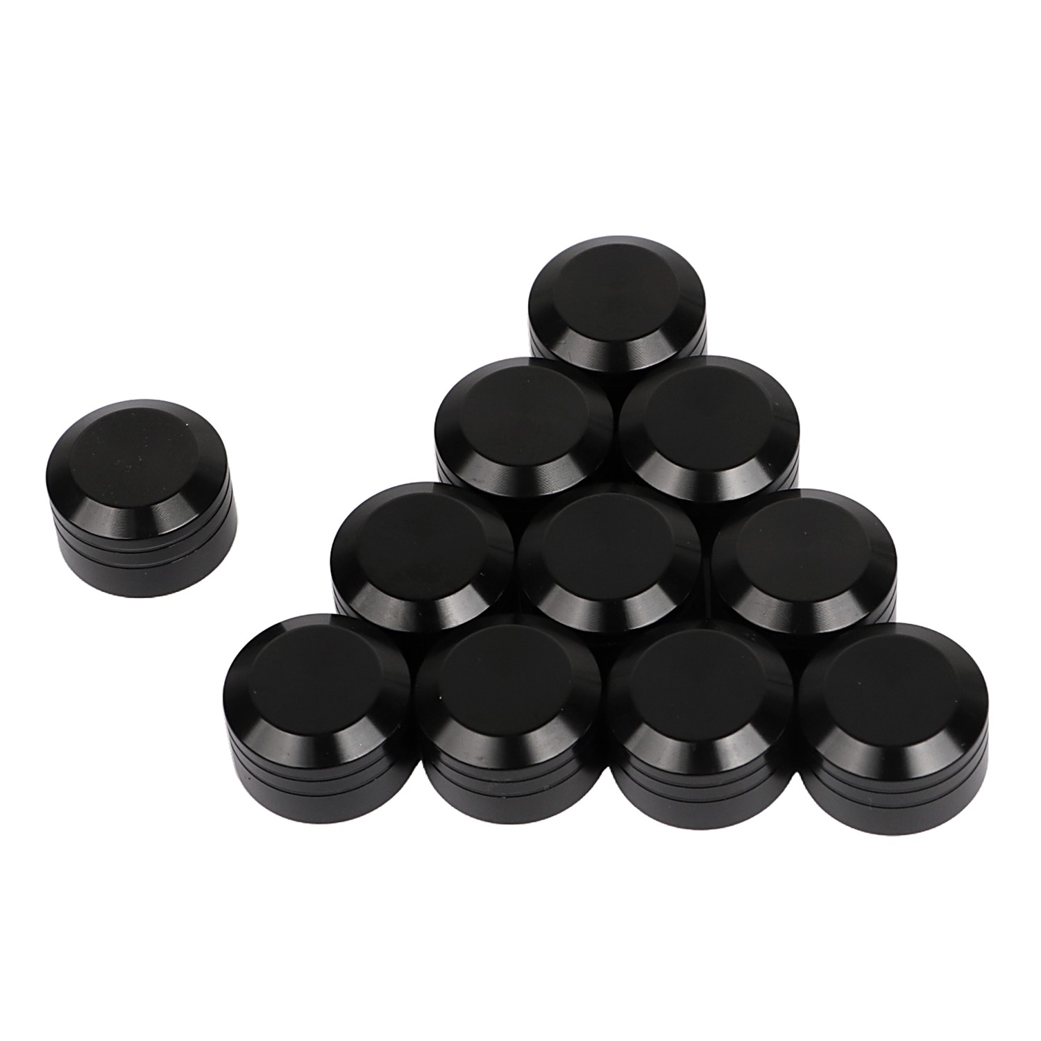 Black Engine Bolt Screw Cap Covers For Harley Softail Springer Fat Boy Breakout