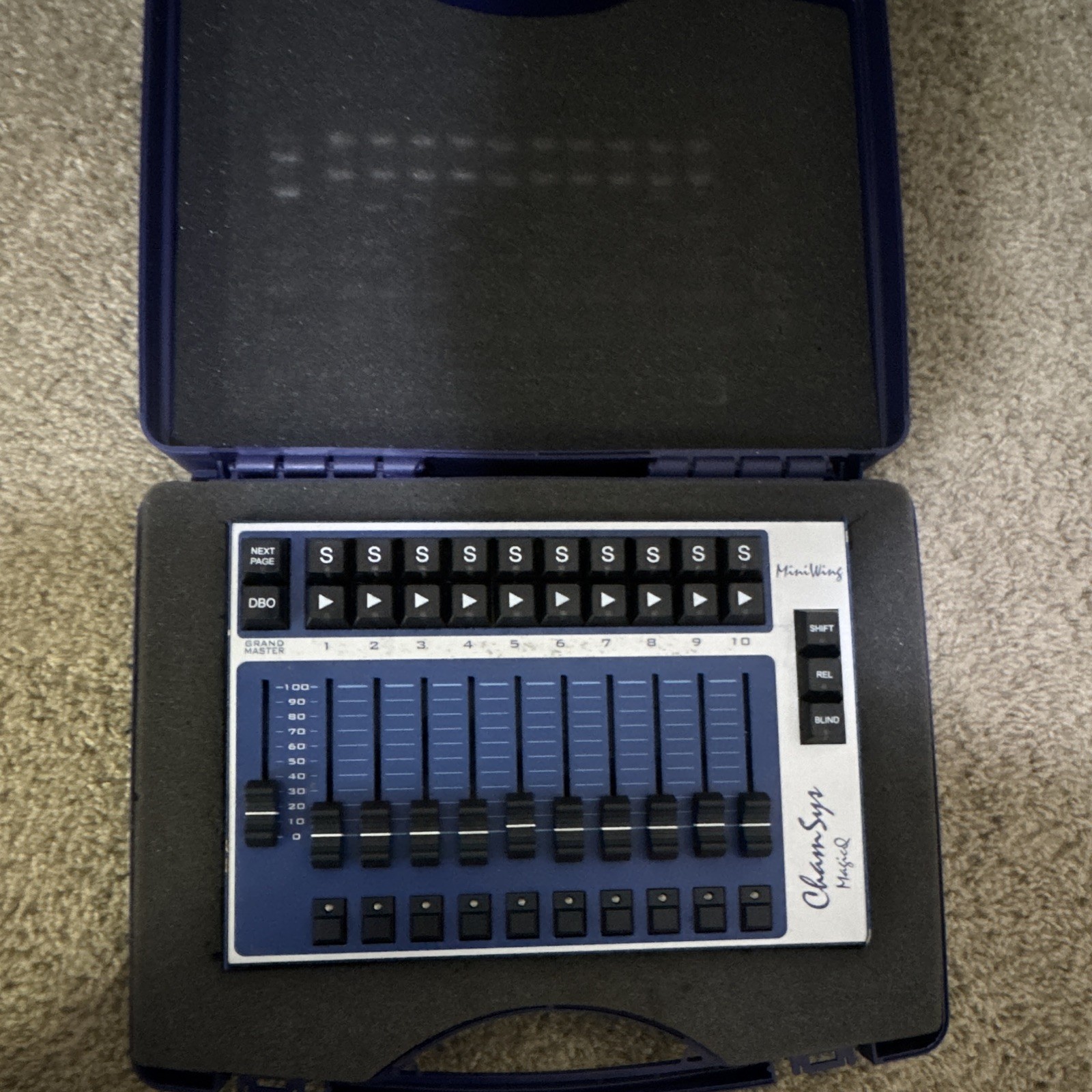ChamSys MagicQ Mini Wing DMX Lighting Controller, USB Interface, Case