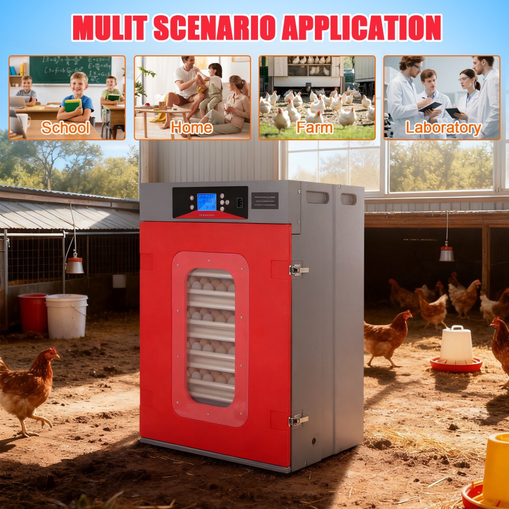 400 Egg Incubator Automatic Egg Turning & Temperature Control Digital Incubators
