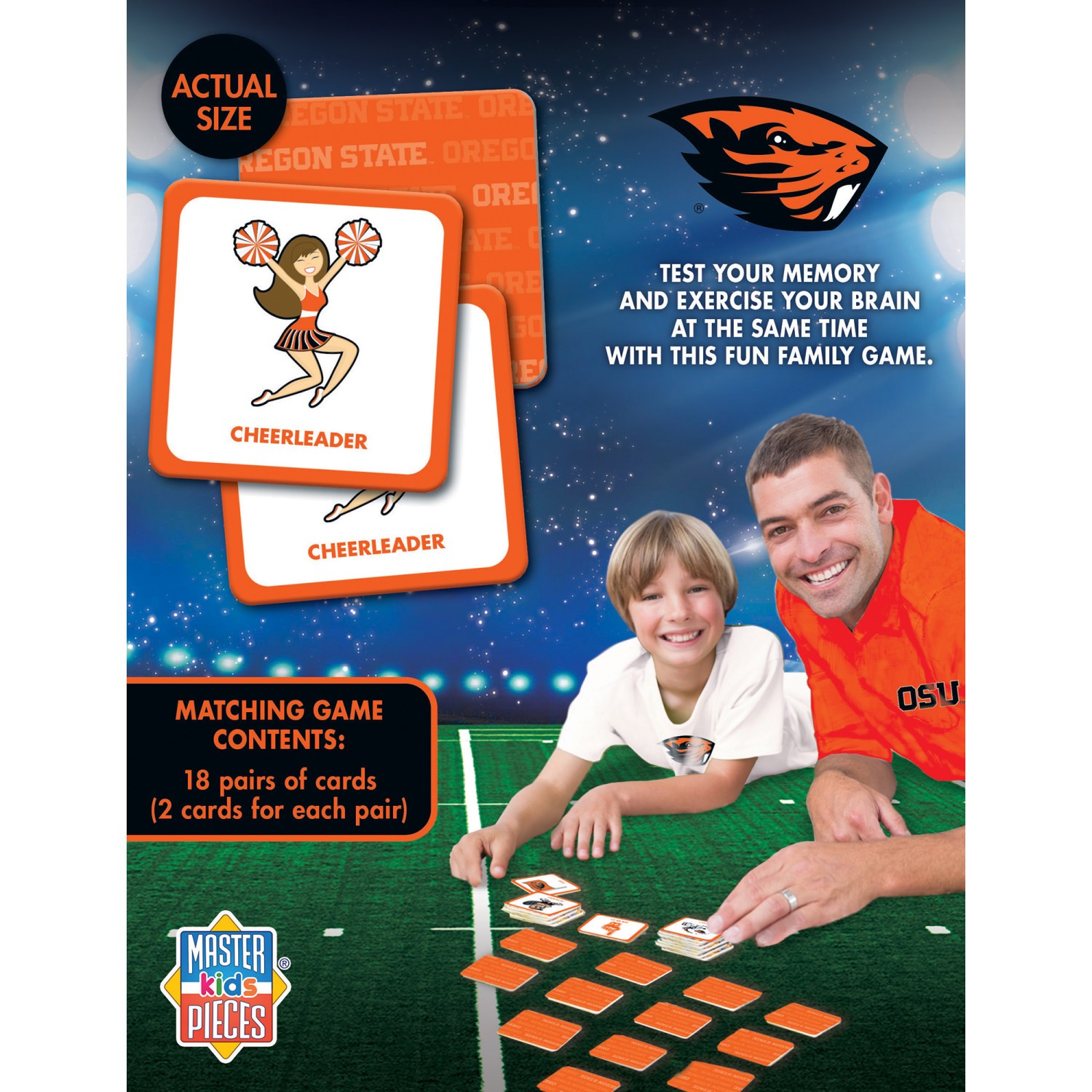 MasterPieces - Oregon State Beavers - Officially Licensed NCAA Matching Game