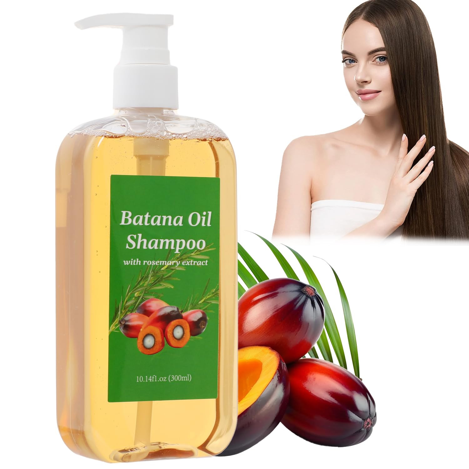 Batana Rosemary Oil Shampoo – Nourishing & Regenerating Hair Shampoo for Men & W