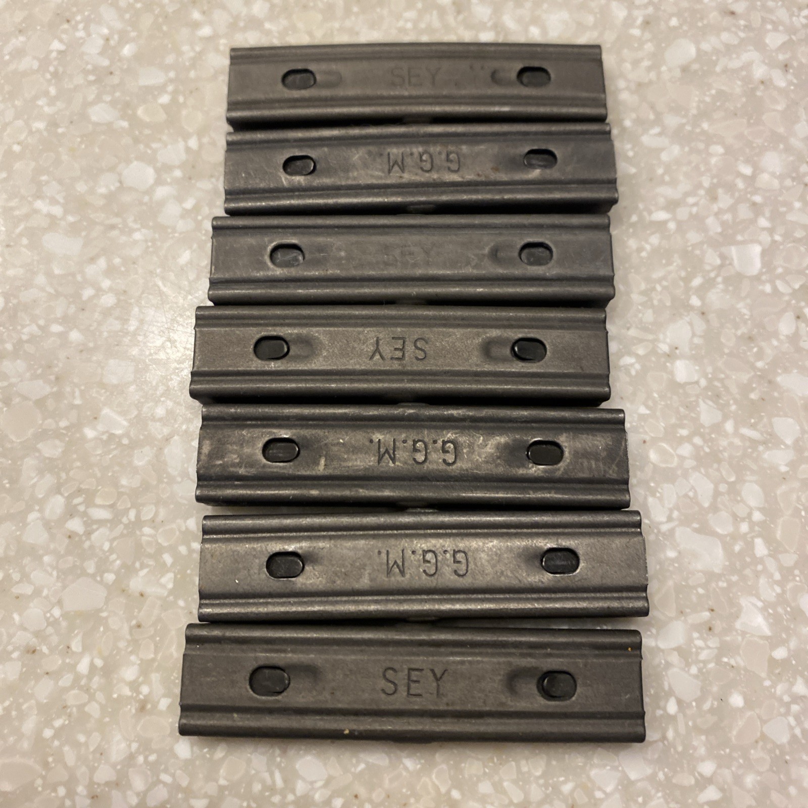 7.62x51 Nato stripper clips 5rd - 7 total SEY GGM nice