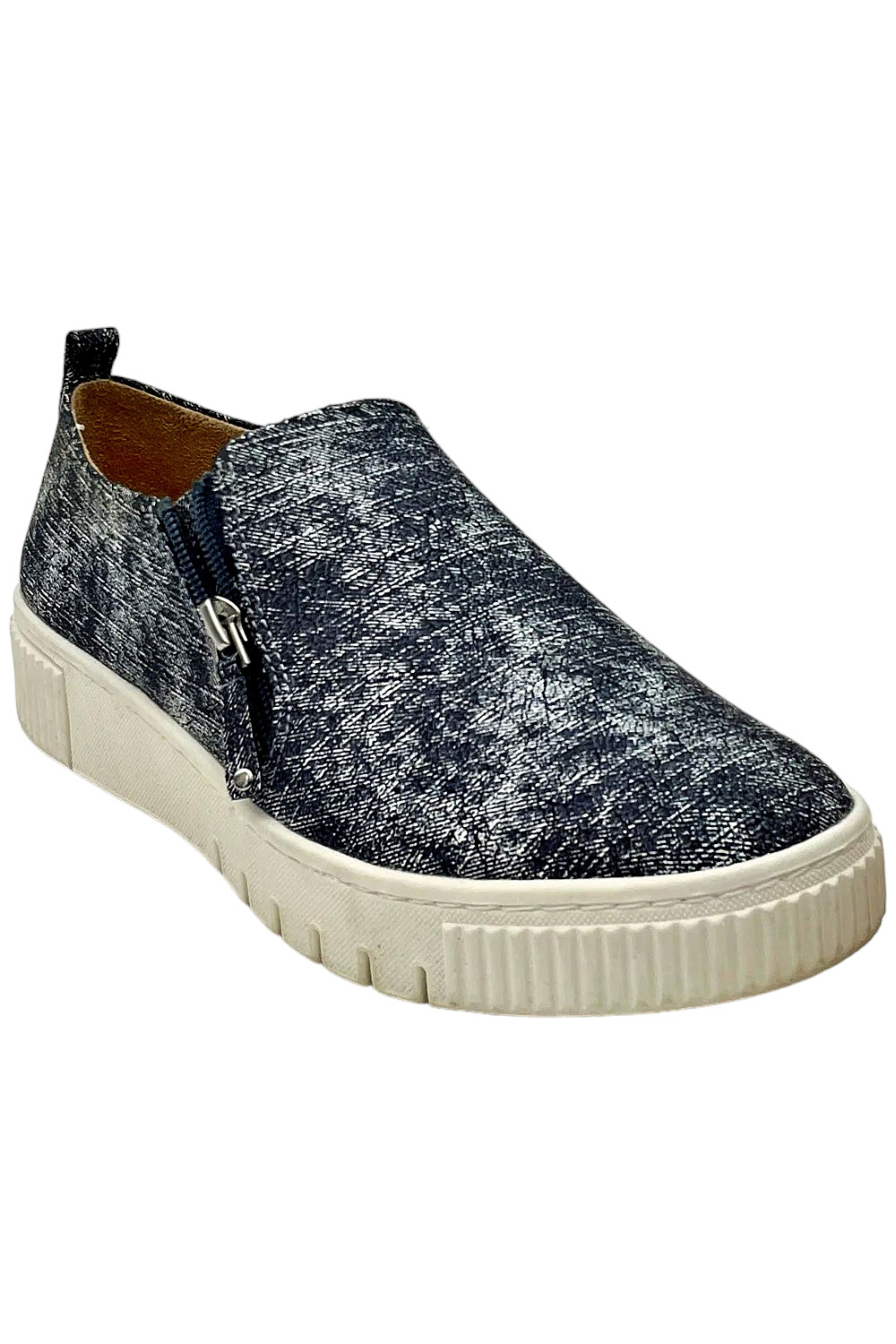SOUL Naturalizer Turner Platform Sneaker Cracked Navy