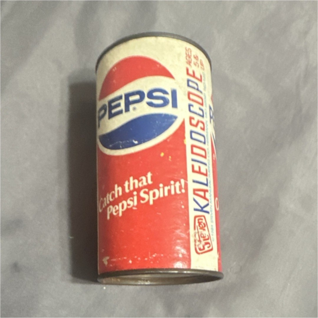Pepsi 1971 Catch That Pepsi Spirit Kaleidoscope Soda Can Advertising Sign