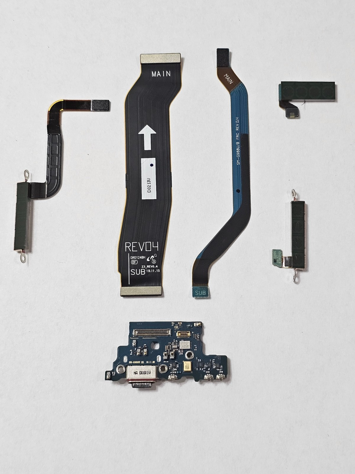 Samsung Galaxy S20 Ultra G988U Charging Port Sub Board Flex Cable Antenna Set
