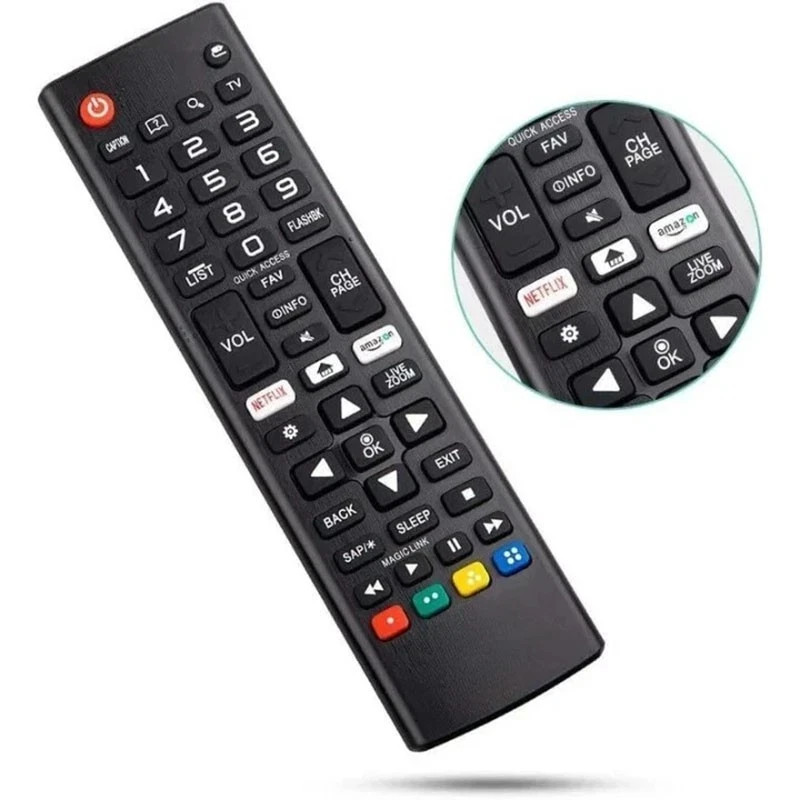 Remote Control for LG TVs – IR Remote Compatible with Smart LED LCD OLED TVs