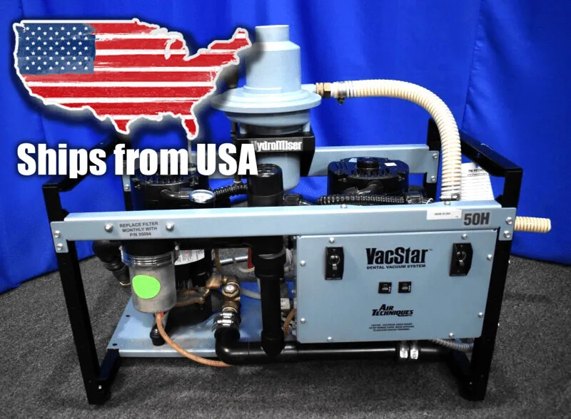Air Techniques VacStar 50H Dental Vacuum Pump - Pre-Owned