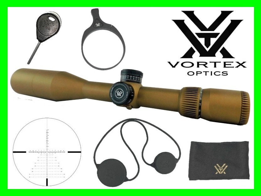 Vortex Venom BURNT BRONZE Cerakote 5-25x56 EBR-7C MOA FFP Side Focus Rifle Scope