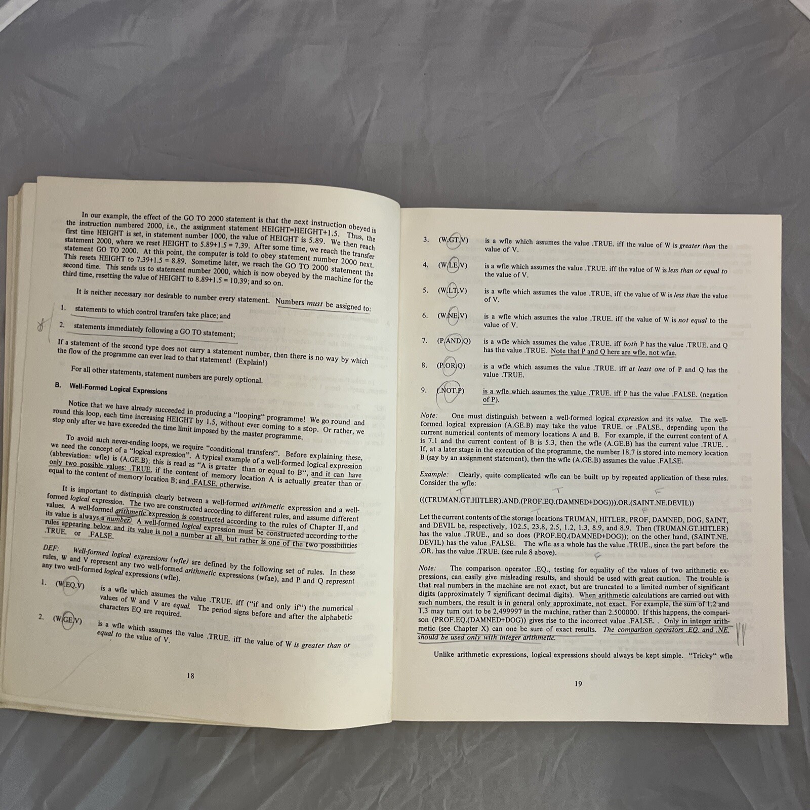 1968 Introduction to Fortran IV Programming Softcover Book John M. Blatt