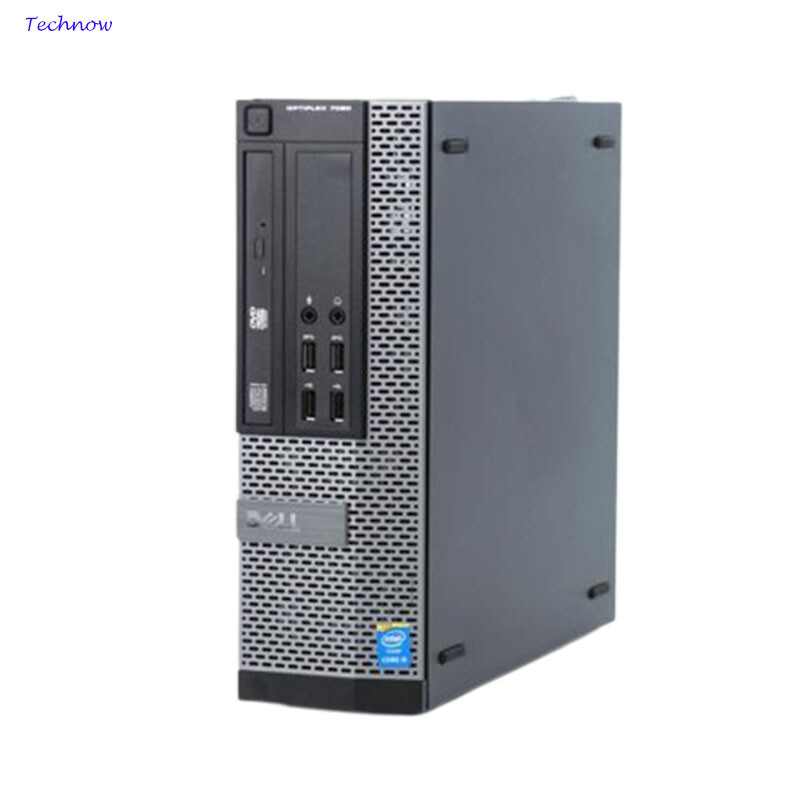 Dell OptiPlex Desktop PC Computer Intel I7 16GB 1TB SSD Dual 22" LCD WIFI WIN 10