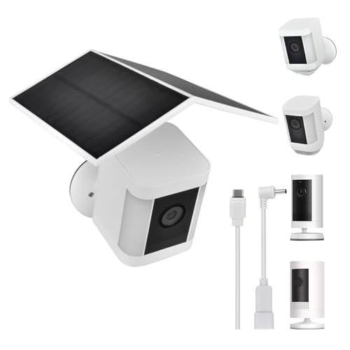 Solar Panel for Ring Camera Spotlight Cam Plus/Pro(Battery) & Stick Up Cam/Pro