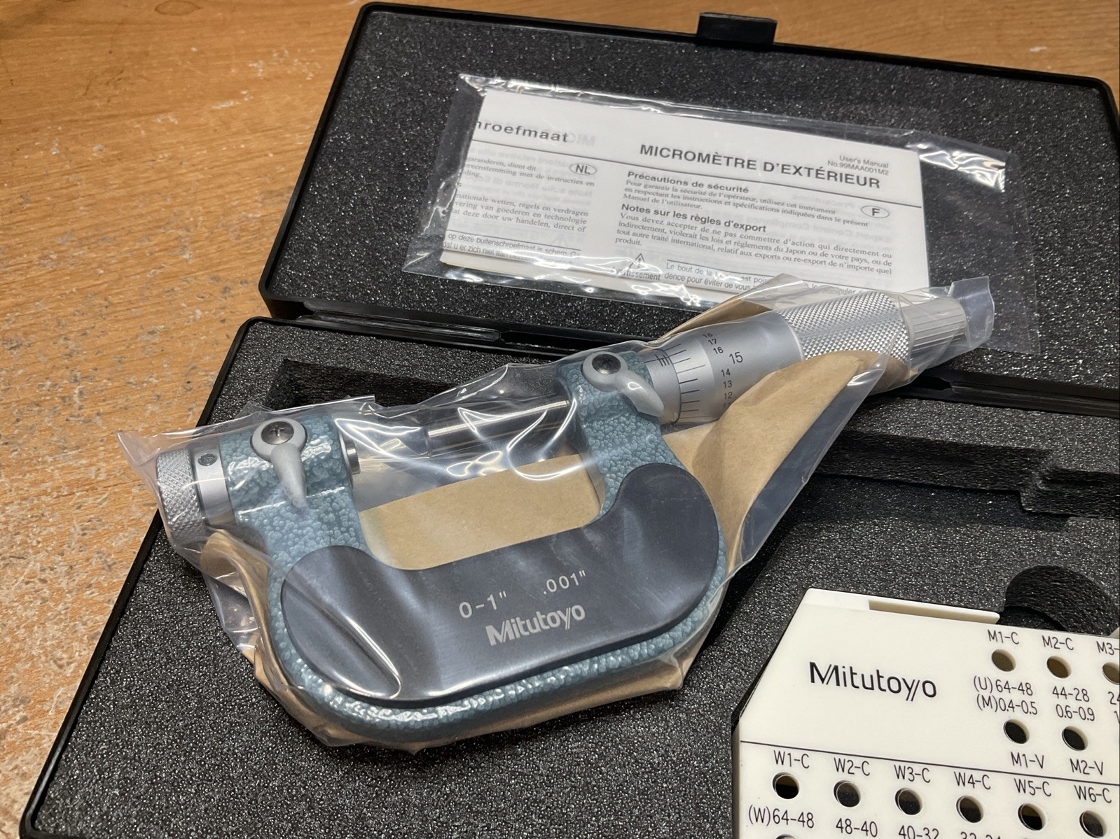 Mitutoyo 126-137 Screw Thread Micrometer