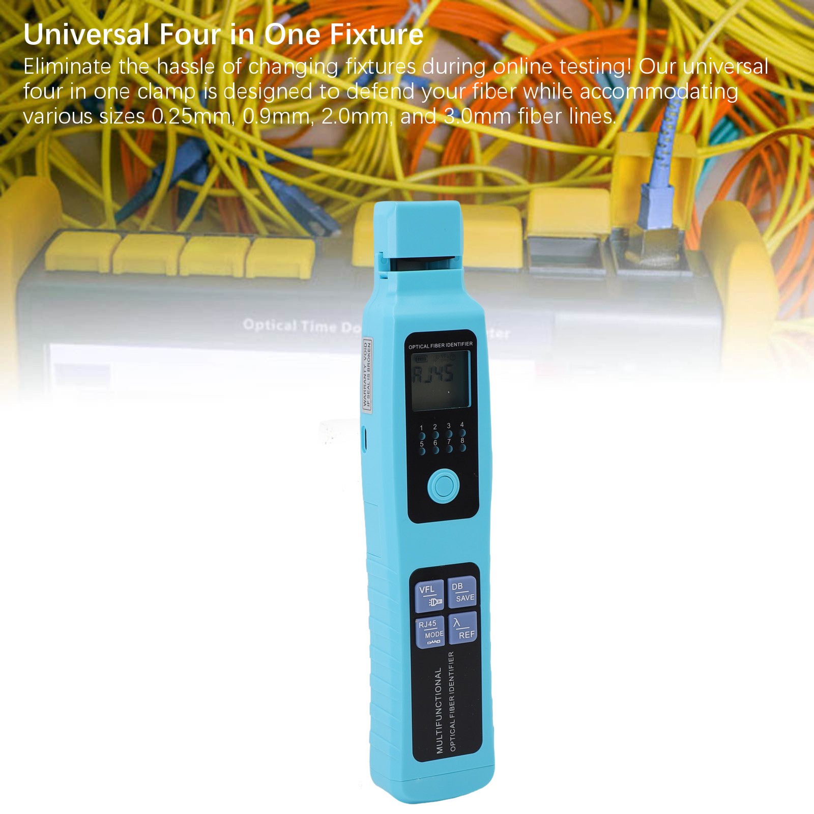 Optical Fiber Identifier FTTH Tool Cable Finder 10KM VFL Optical Power Meter