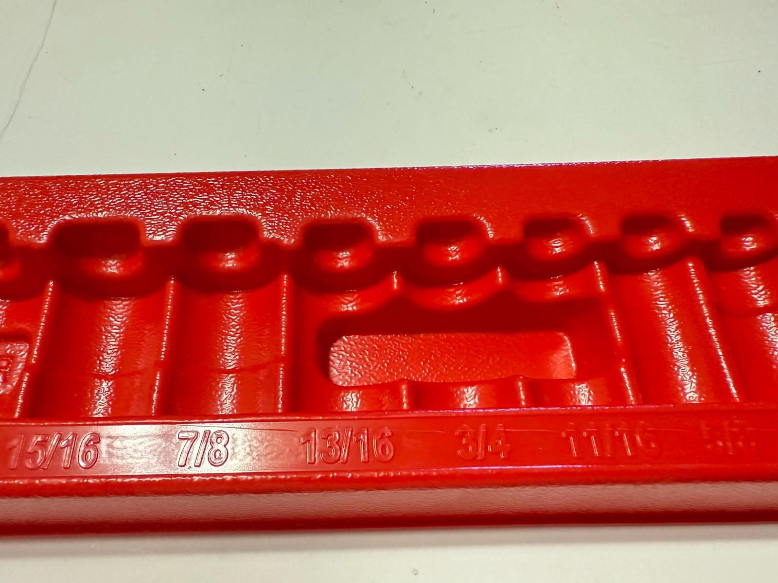 EMPTY Snap On PAKTY075 Tray For 1/2" Drive 13 Pc SAE 313SWYA Socket Set NO TOOLS