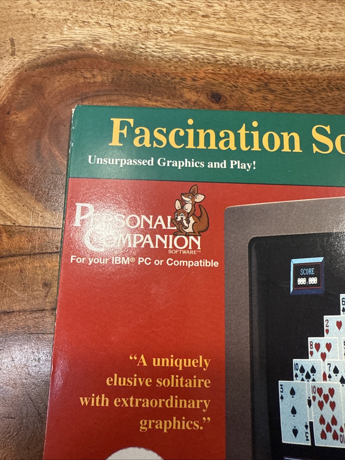 Vintage 1994 Personal Companion 3.5” Floppy Disk Programs Blackjack & Solitaire