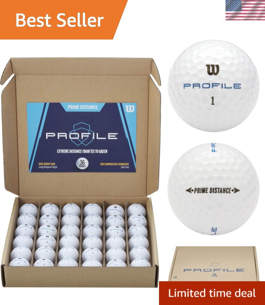 Profile Distance Golf Balls 36 Pack