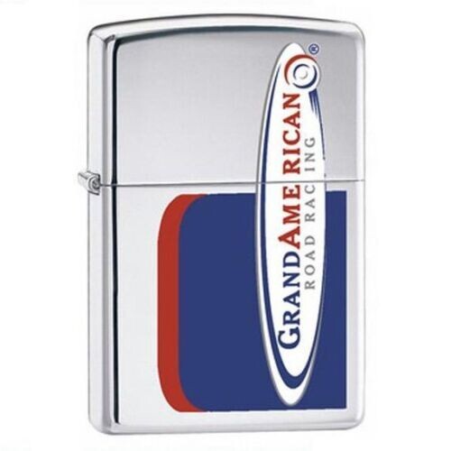Retired Zippo Lighter Grand American Road Racing Lifetime Warranty