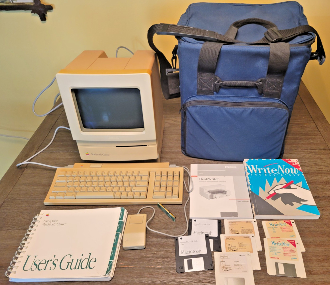 Vintage 1991 Apple Macintosh Classic M1420 All-in-One Computer WORKS GREAT